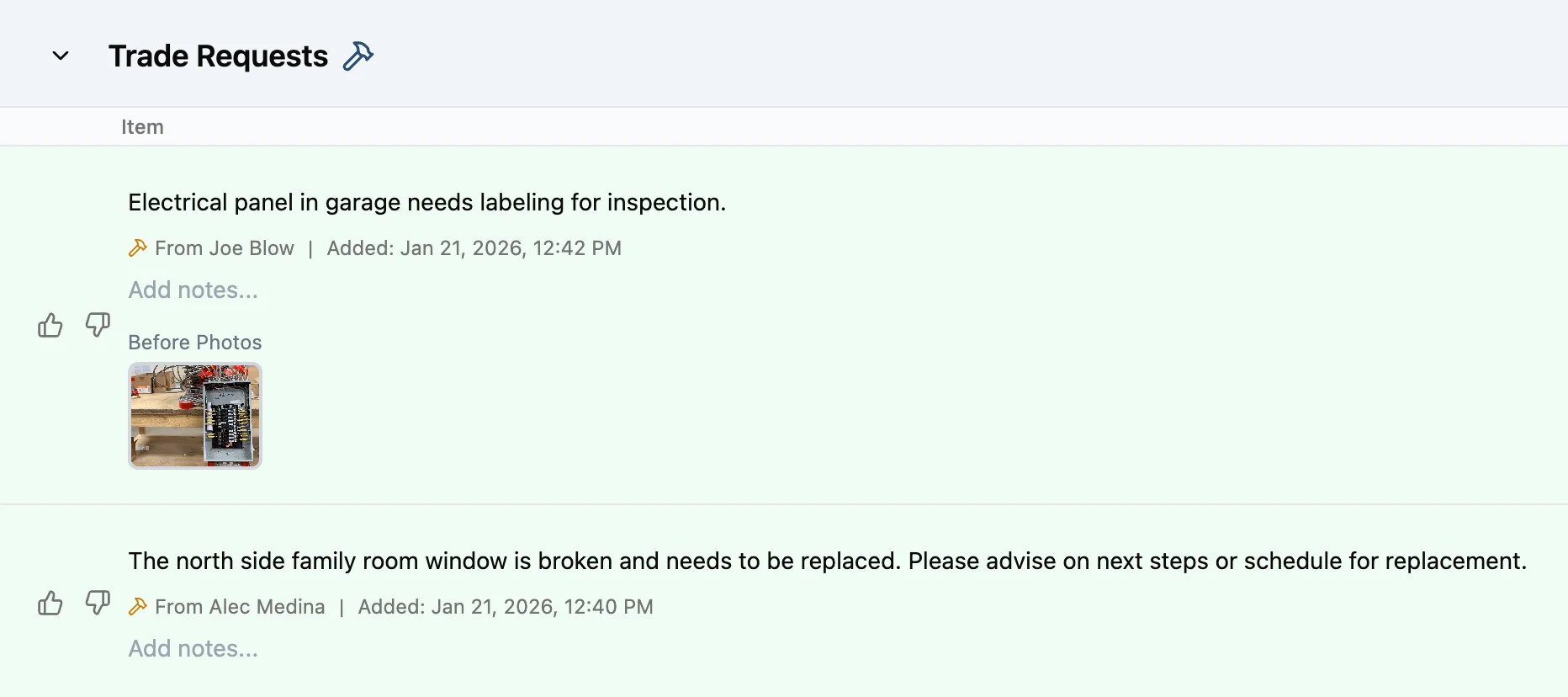 Trade Requests - Screenshot 2